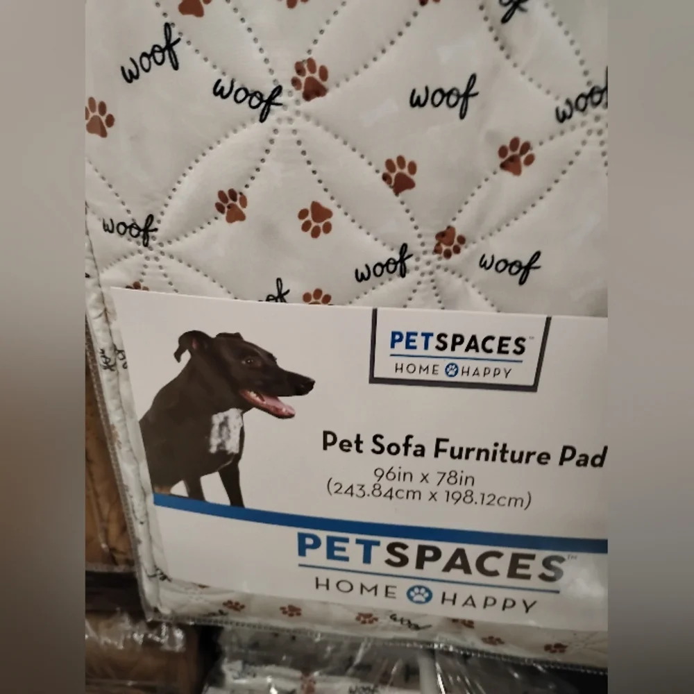 New Home & Happy Pet Sofa Furniture Pad - White and Brown